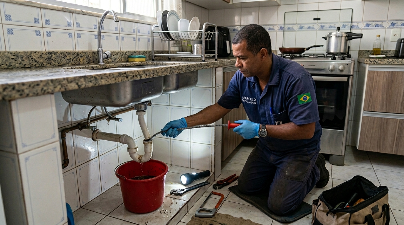 Desentupimento de canos com jato de alta pressão em Recife-PE