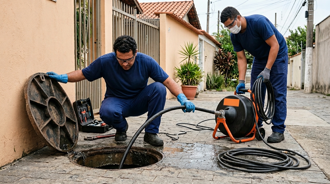 Desentupimento de esgoto em Recife-PE