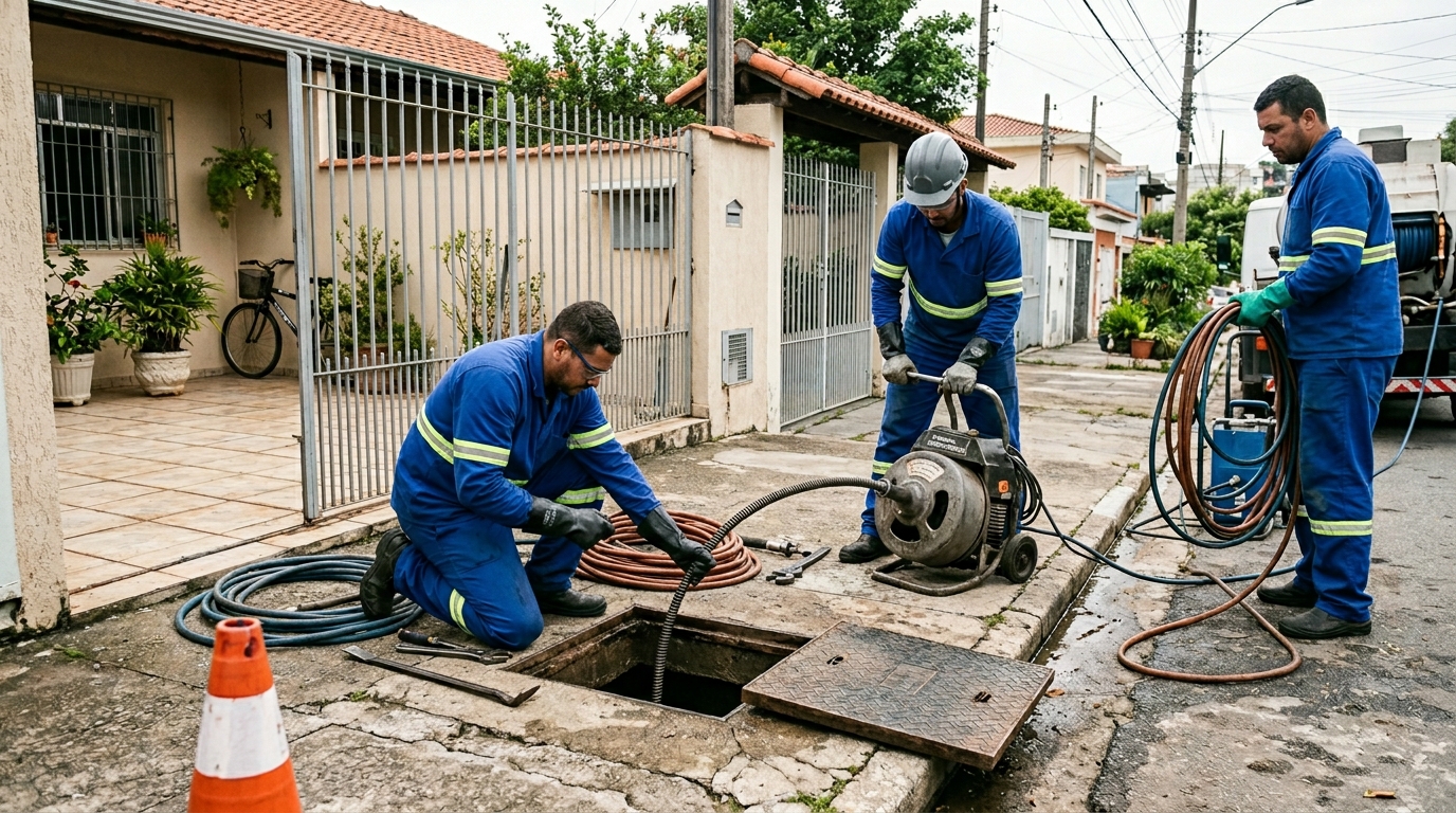 Desentupimento de esgoto em Recife-PE