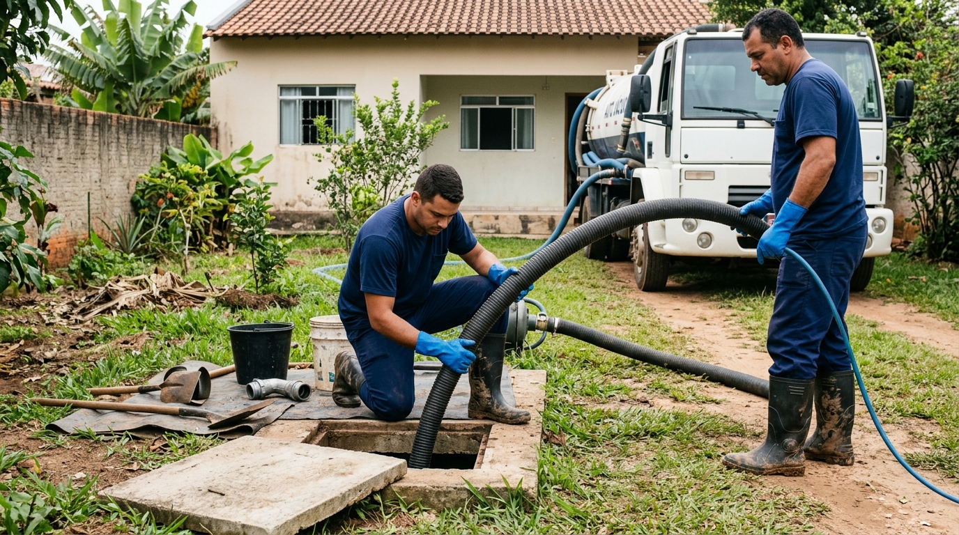 Esgotamento de fossa em Recife-PE